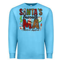 Ocean Blue santa's favorite ma medical assistant Premium Sweatshirt - Jasminsmagicworld