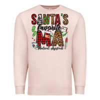 Pale Pink santa's favorite ma medical assistant Premium Sweatshirt - Jasminsmagicworld