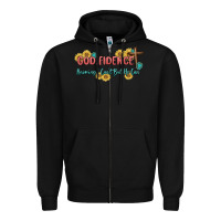 Black god fidence Zipper Hoodie - MaliasSmallBusiness
