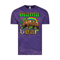 Cloud Purple st patricks mama  bear Vintage Tee - AdoDesignShop