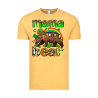 Vintage Mustard st patricks mama  bear Vintage Tee - AdoDesignShop