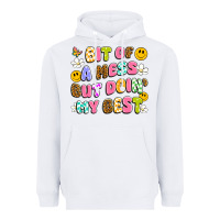 White bit of a mess but doin' my best Heavyweight Hoodie - Artiststas