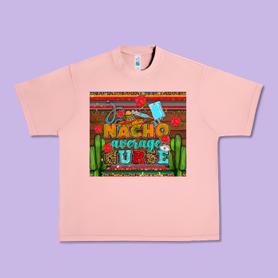 Nacho Average Nurse With Roses Urban Heavy Tee Designed By Adodesignshop