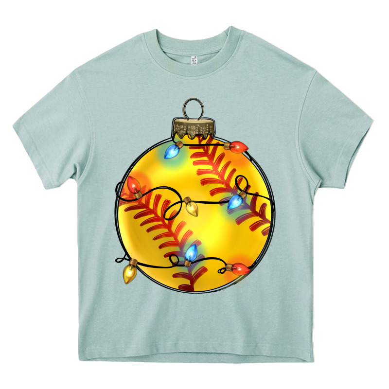 Christmas Softball Heavy Core Tee by Zillion Design Studio | Teevron