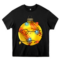 Black christmas softball Heavy Core Tee - Zillion Design Studio