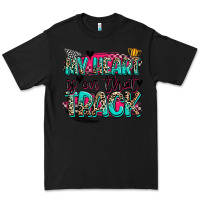 Black my heart is on that track Premium Tee - Zillion Design Studio