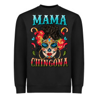Black mama chingona Heavyweight Sweatshirt - BundleAndBundleShop