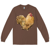 Chestnut cochin rooster Long Sleeve Tee - LillyAllenDesigns