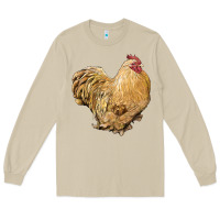Mushroom cochin rooster Long Sleeve Tee - LillyAllenDesigns
