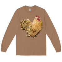 Toasted Coconut cochin rooster Long Sleeve Tee - LillyAllenDesigns