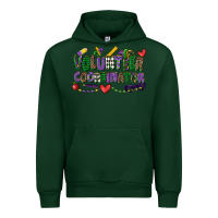 Forest Green volunteer coordinator mardi gras cowgirl Urban Hoodie - CowGirlArtShop