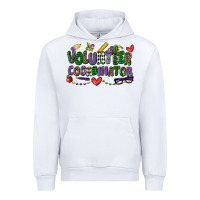 White volunteer coordinator mardi gras cowgirl Urban Hoodie - CowGirlArtShop