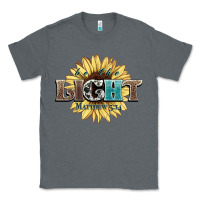 Charcoal Heather be the light matthew Classic Tee - NancyCooperArtShop