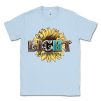Dusty Blue be the light matthew Classic Tee - NancyCooperArtShop