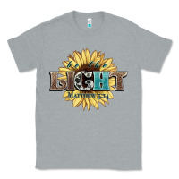 Heather Grey be the light matthew Classic Tee - NancyCooperArtShop