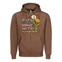 Chestnut kindness is free sprinkle Zipper Hoodie - NancyCooperArtShop