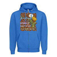 True Royal kindness is free sprinkle Zipper Hoodie - NancyCooperArtShop