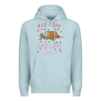 Blue Mist Just A Girl Who Lowes Sloths Premium Hoodie - Bettercallsaul