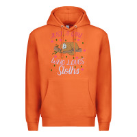 Carrot Just A Girl Who Lowes Sloths Premium Hoodie - Bettercallsaul