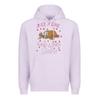 Lilac Just A Girl Who Lowes Sloths Premium Hoodie - Bettercallsaul
