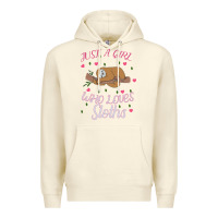 Sandshell Just A Girl Who Lowes Sloths Premium Hoodie - Bettercallsaul