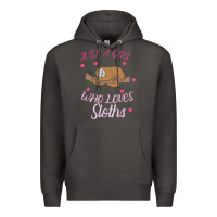 Smoke Just A Girl Who Lowes Sloths Premium Hoodie - Bettercallsaul