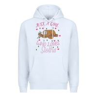 White Just A Girl Who Lowes Sloths Premium Hoodie - Bettercallsaul