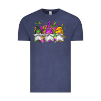 Vintage Denim mardi gras gnomes Vintage Tee - Jasminsmagicworld