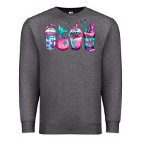 Charcoal Heather mermaid underwater coffee Premium Sweatshirt - Jasminsmagicworld