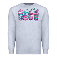 Heather Grey mermaid underwater coffee Premium Sweatshirt - Jasminsmagicworld