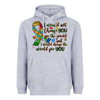 Heather Grey autism awareness Heavyweight Hoodie - Artiststas