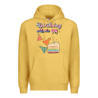 Antique Gold birthday mode on Premium Hoodie - JahusDesignShop