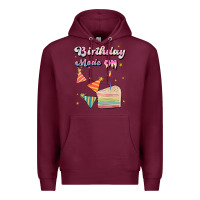 Burgundy birthday mode on Premium Hoodie - JahusDesignShop