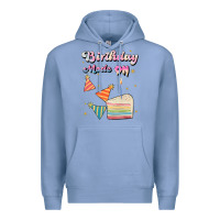 Colony Blue birthday mode on Premium Hoodie - JahusDesignShop