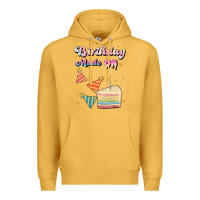 Mustard birthday mode on Premium Hoodie - JahusDesignShop