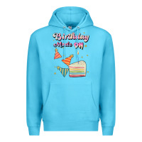Ocean Blue birthday mode on Premium Hoodie - JahusDesignShop