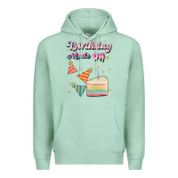 Seafoam birthday mode on Premium Hoodie - JahusDesignShop