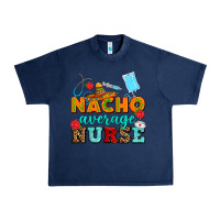 Navy nacho average nurse Urban Heavy Tee - AdoDesignShop