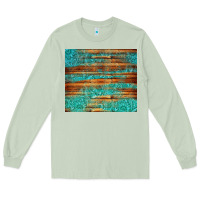 Matcha turquoise  leather and wooden pattern tumbler Long Sleeve Tee - Jasminsmagicworld