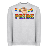 Heather Grey pride lgbtq Heavyweight Sweatshirt - Artiststas