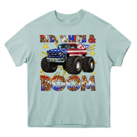 Arona red white and boom Heavy Core Tee - texasbilliewilder