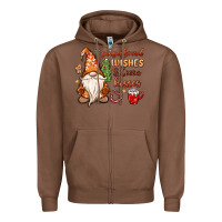 Chestnut gingerbread wishes cocoa kisses Zipper Hoodie - MaliasSmallBusiness