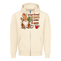 Sandshell gingerbread wishes cocoa kisses Zipper Hoodie - MaliasSmallBusiness