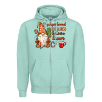 Seafoam gingerbread wishes cocoa kisses Zipper Hoodie - MaliasSmallBusiness
