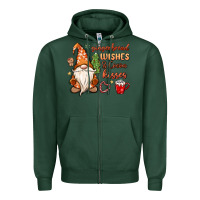 Sports Green gingerbread wishes cocoa kisses Zipper Hoodie - MaliasSmallBusiness