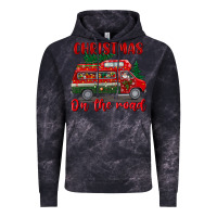 Cloud Black christmas on the road Vintage Hoodie - BundleAndBundleShop