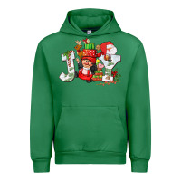 Emerald christmas joy girl gnome Urban Hoodie - CowGirlArtShop