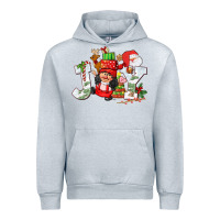 Heather Grey christmas joy girl gnome Urban Hoodie - CowGirlArtShop