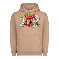 Pigment Burro christmas joy girl gnome Urban Hoodie - CowGirlArtShop