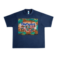 Navy american babe Urban Heavy Tee - Artiststas